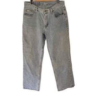 Ryder Womens Mom Vintage Jeans Light Wash High Wait Wide Leg US 12